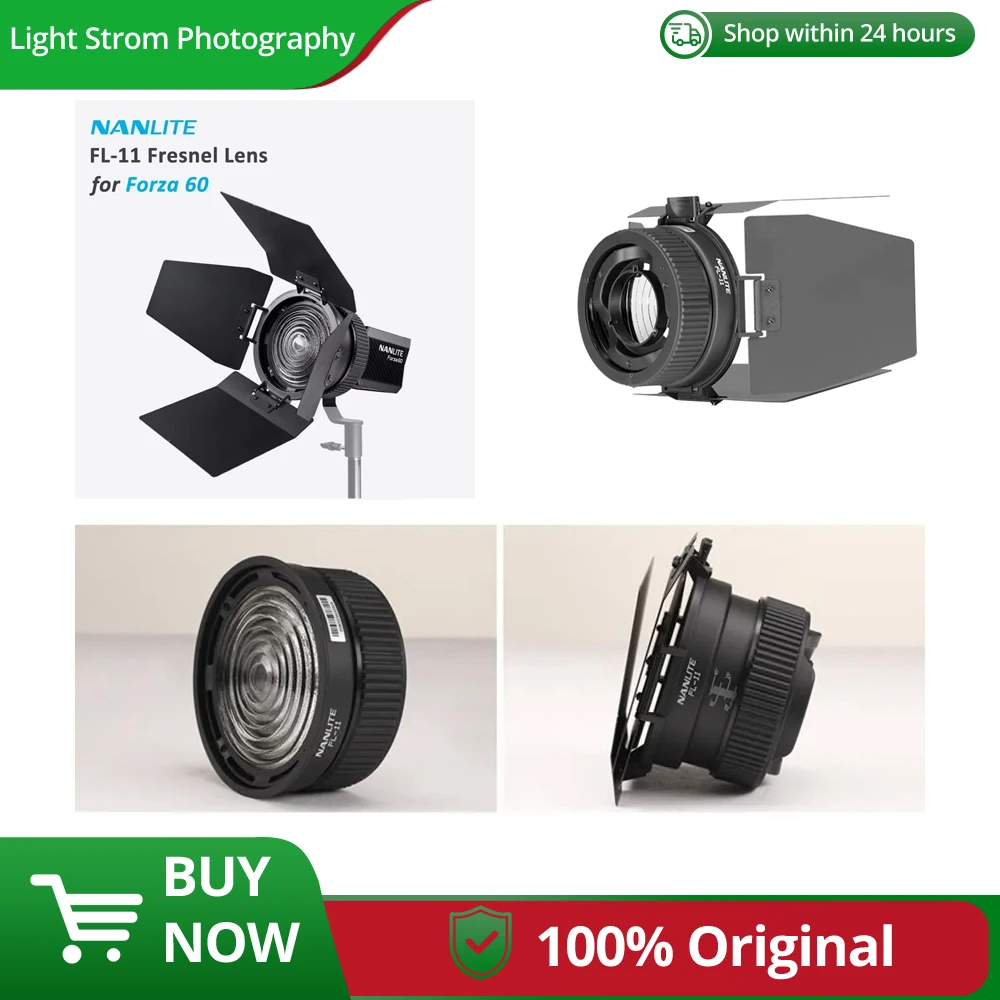 Nanlite FL-11 フレネルレンズ 60W 写真撮影用