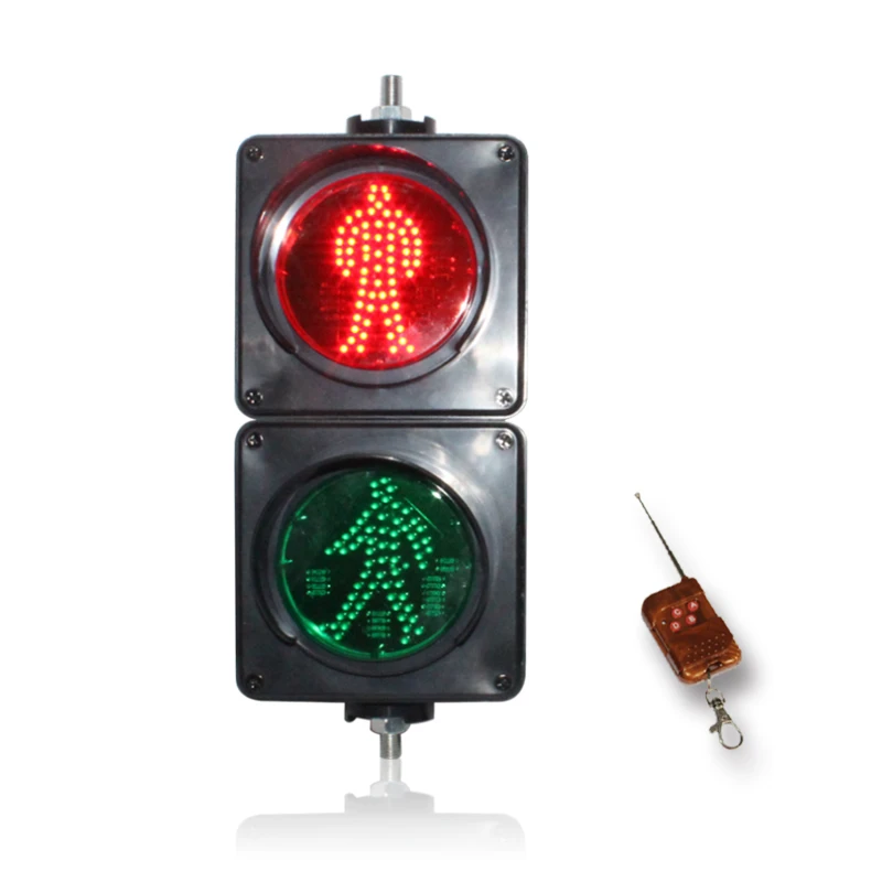 New Small Christmas Plastic Toy Kid red green Traffic Car Pedestrian Signal Light with controller