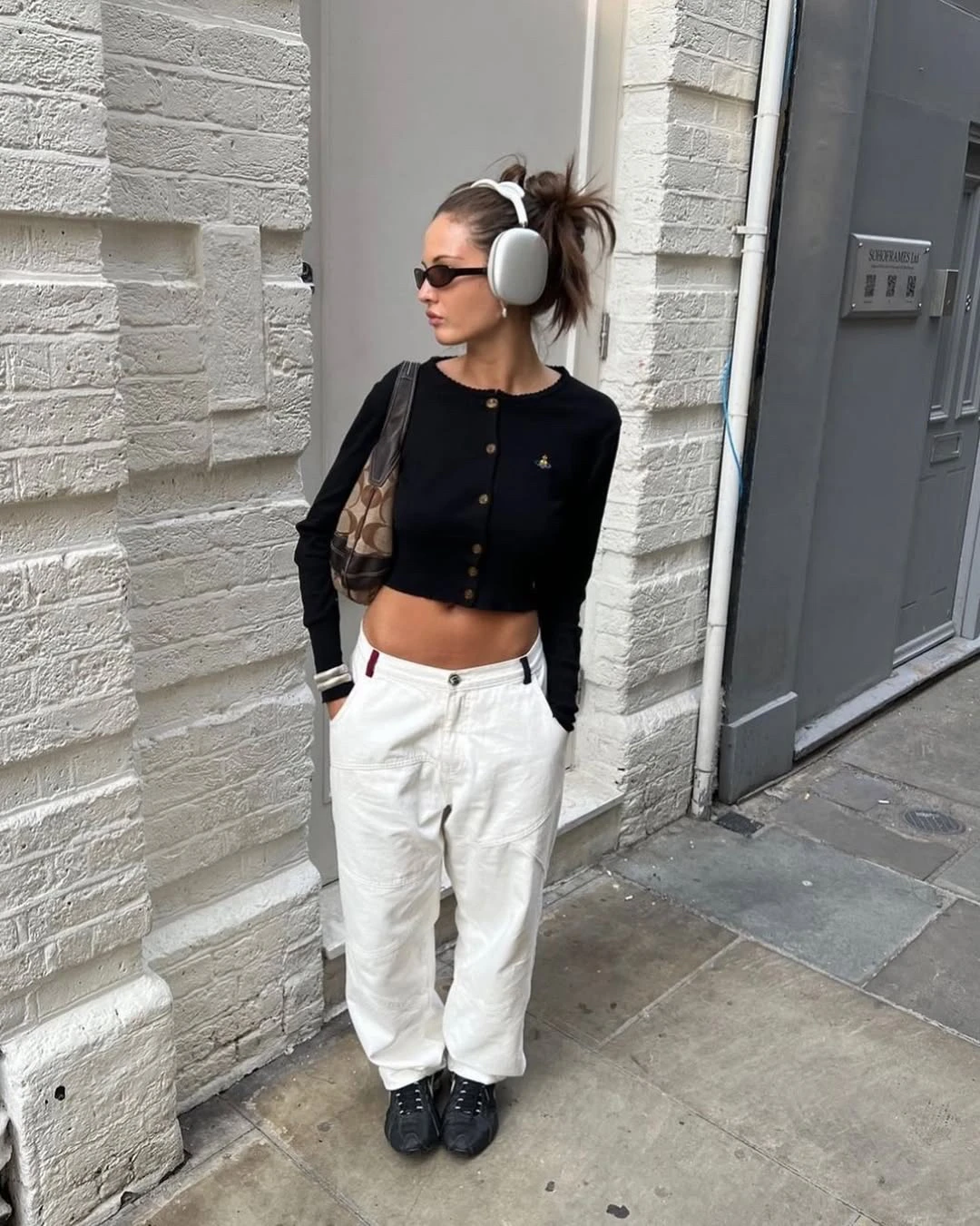 

Classic White Straight Leg Jeans Casual Patchwork Irregular Design Color Blo Casual Pants Women's Faion Straight Leg Jeans