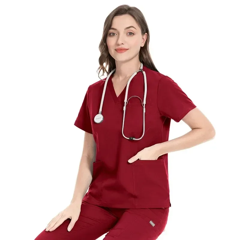 New Operating Room Upgrade Uniform Scrubs Hospital Working Scrubs Set Medical Supplies Nurse Dental Surgery Suit Workwear XS~XXL