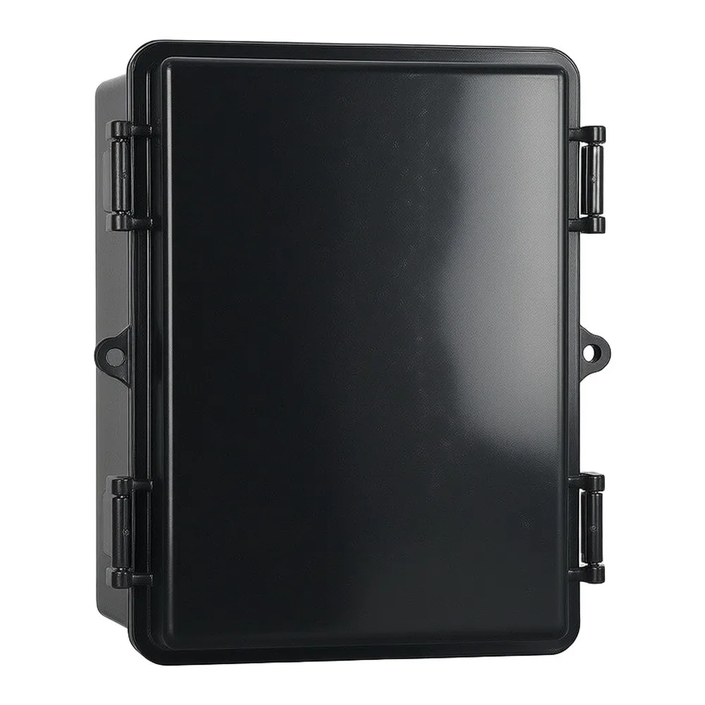 ABS Plastic Junction Box IP67 Waterproof 150mm 100mm 70mm Black Hinged Enclosure Suitable for Wiring Protection
