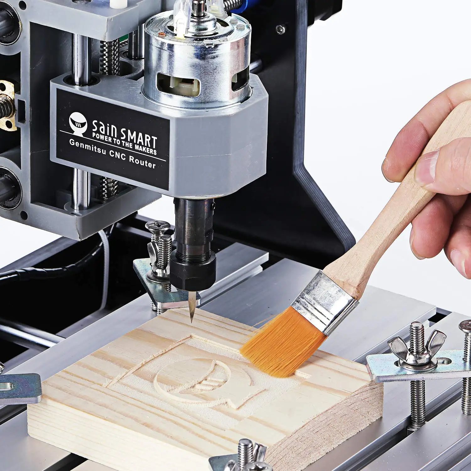 Genmitsu CNC 3018-PRO Router Kit, GRBL Control, 3 Axis Wood Carving Milling Engraving Machine