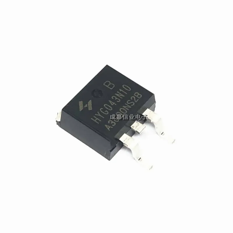 Nチャネル拡張モードmosfet、新品、純正製品、hyg043n10ns2bから-263-2、hyg043n10、100v、164a、1ロットあたり10個