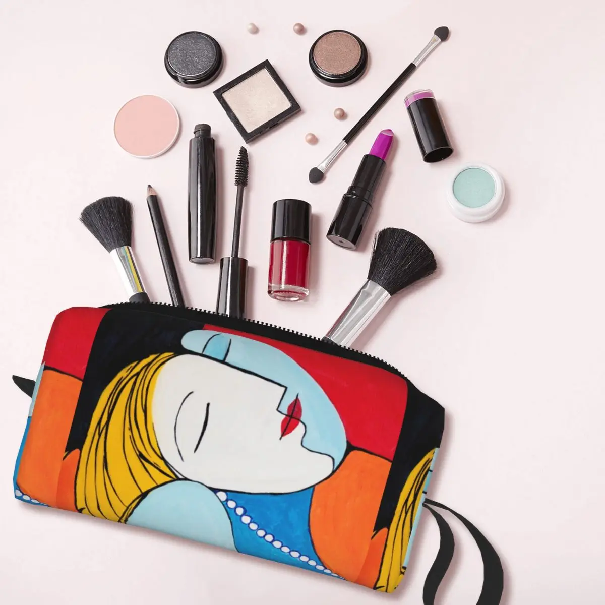 Picasso's Inspiration Makeup Bag for Women Travel Cosmetic Organizer Kawaii Pablo Picasso Storage Toiletry Bags