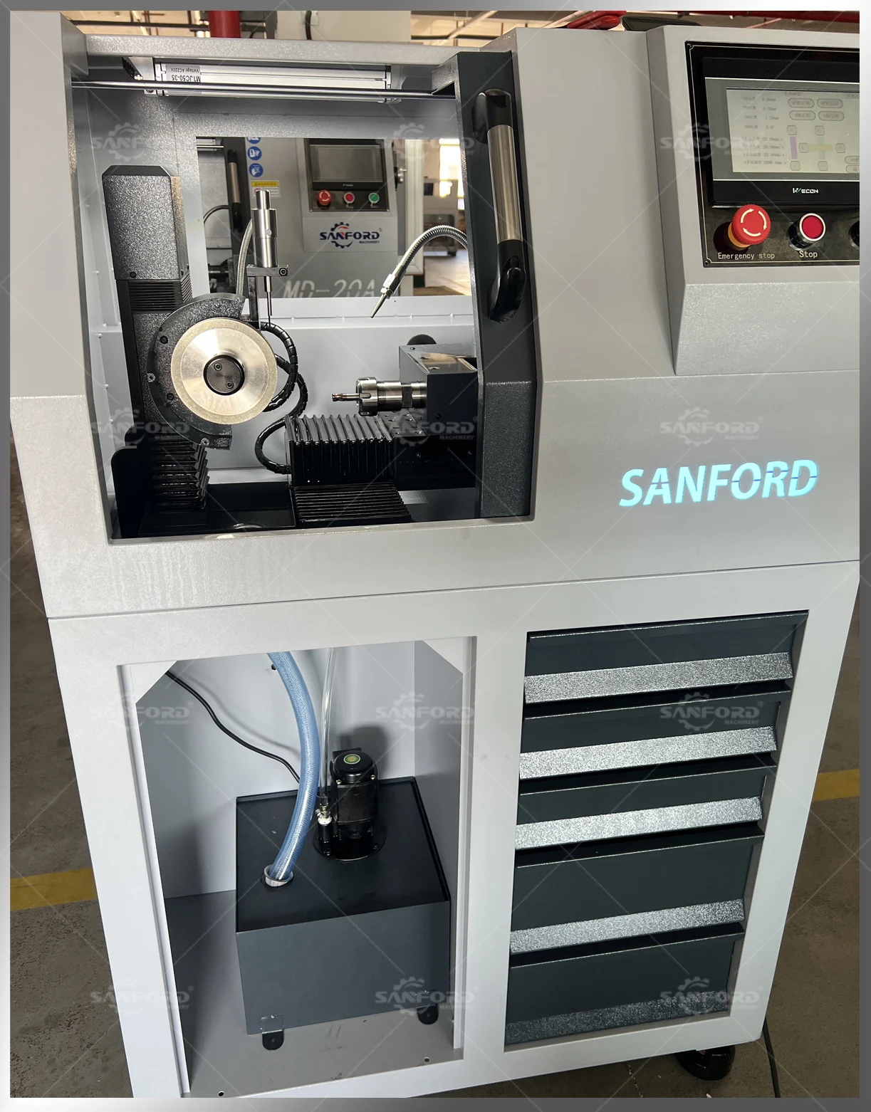 5 servo motor automatic numerical control sharpener with handwheel for metal working industry CE