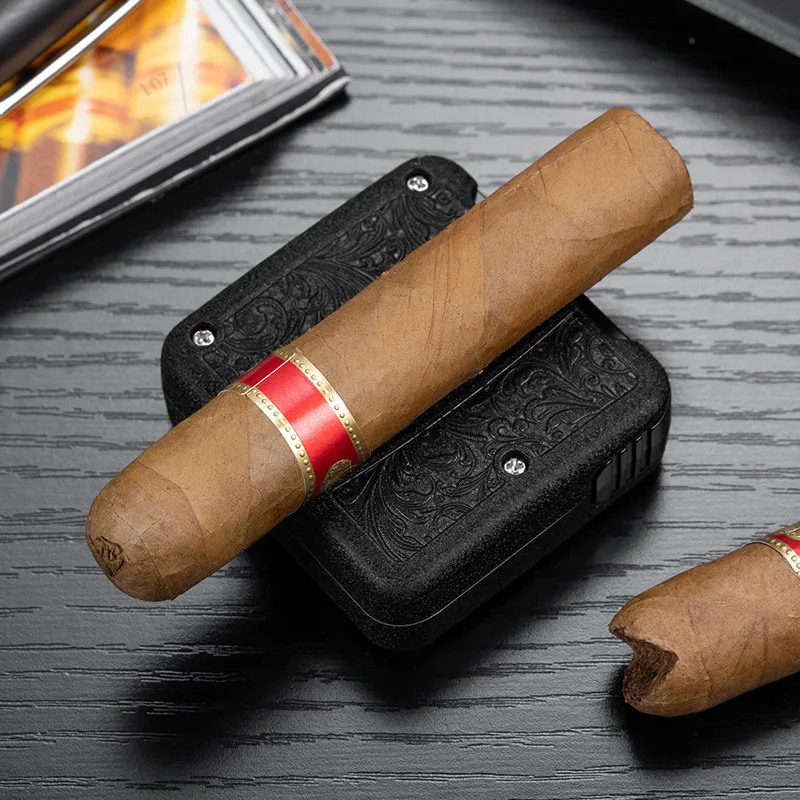 DSA Cigar Cutter Cigar Needle Cigar Holder Stainless Steel Integrated