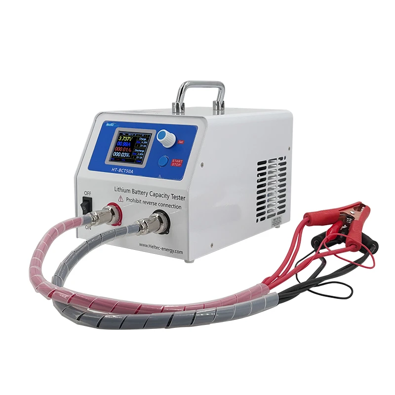 Heltec Battery Capacity Tester 50A 10A Li-ion18650 LiFePo4 Hybrid Car NiMH Battery Capacity Circle test Balanced