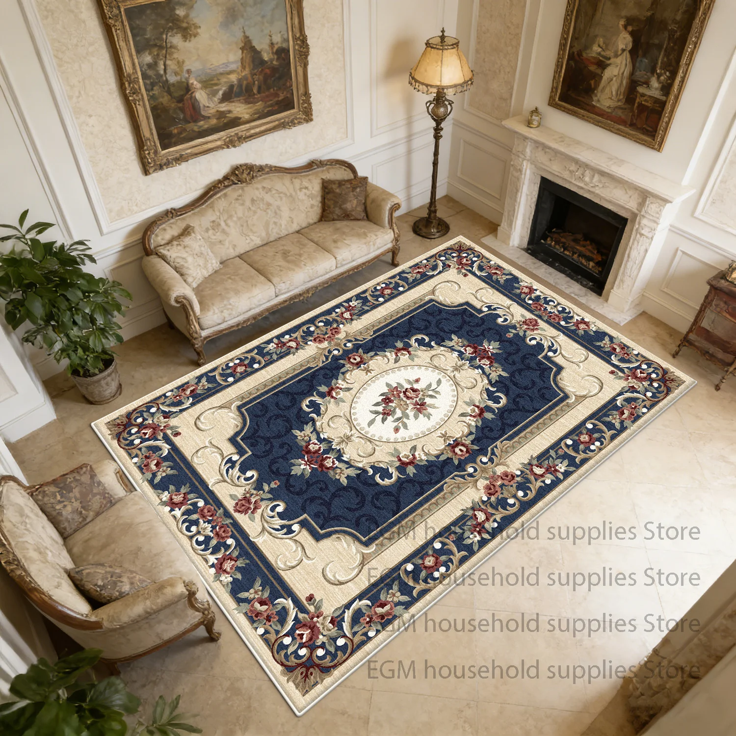 

Европейские ретро-ковры: роскошные ковры для гостиной, большие коврики для спальни, декоративные ковры для зоны отдыха, моющиеся напольные покрытия