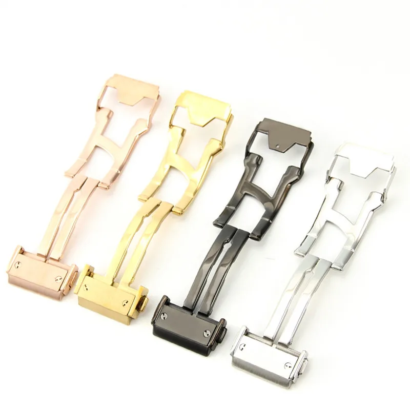 22mm Stainless Steel Folding Butterfly Buckle For Hengbao HB Hublot Big Bang Watchband Metal Clasp Accessories