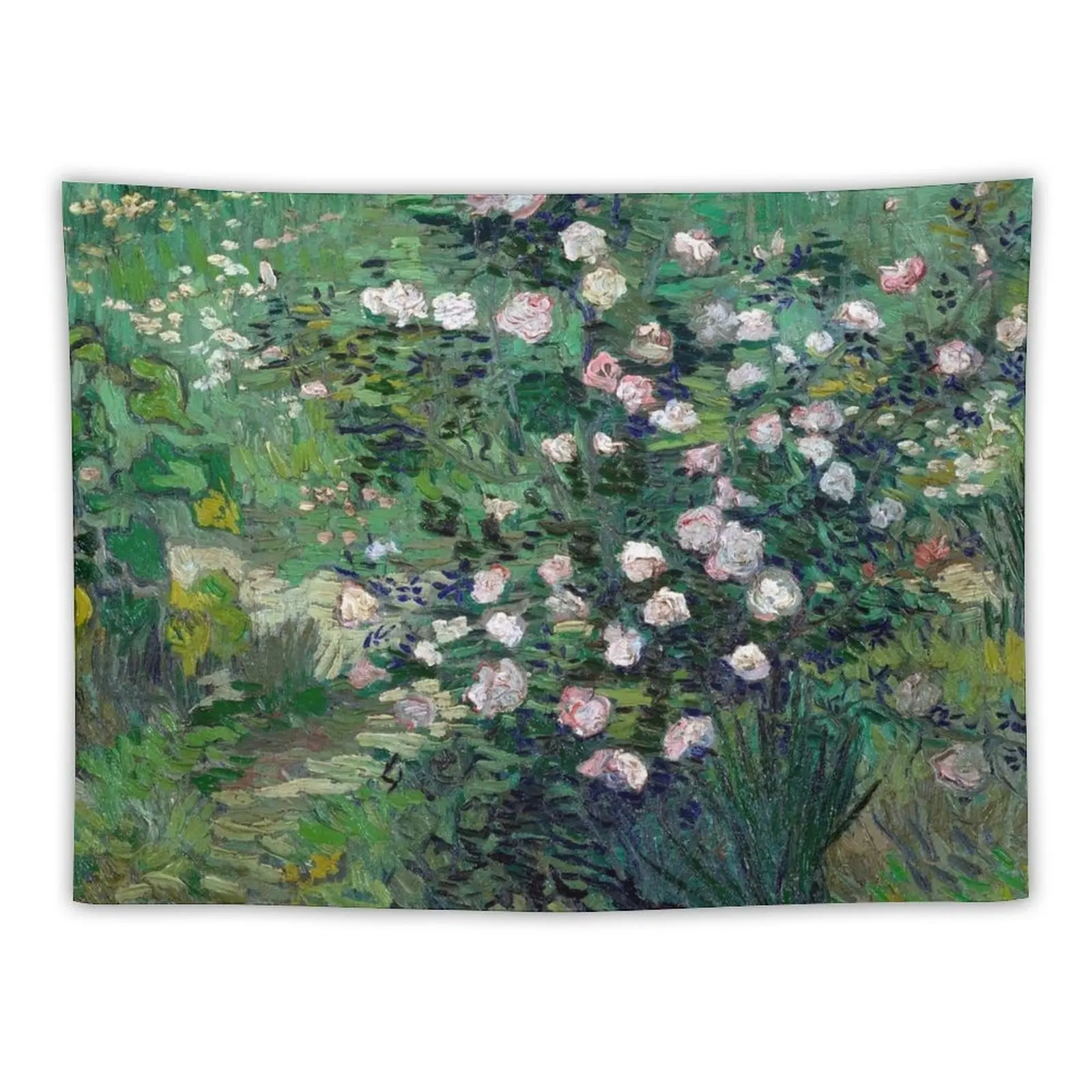 

1889-Vincent van Gogh-Roses-33x41,3 Tapestry Decoration For Home Cute Tapestry