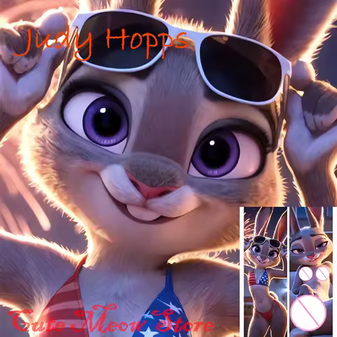 Dakimakura anime Judy Hopps Double-sided Print Life-size body pillows cover Adult pillowcase Customizable