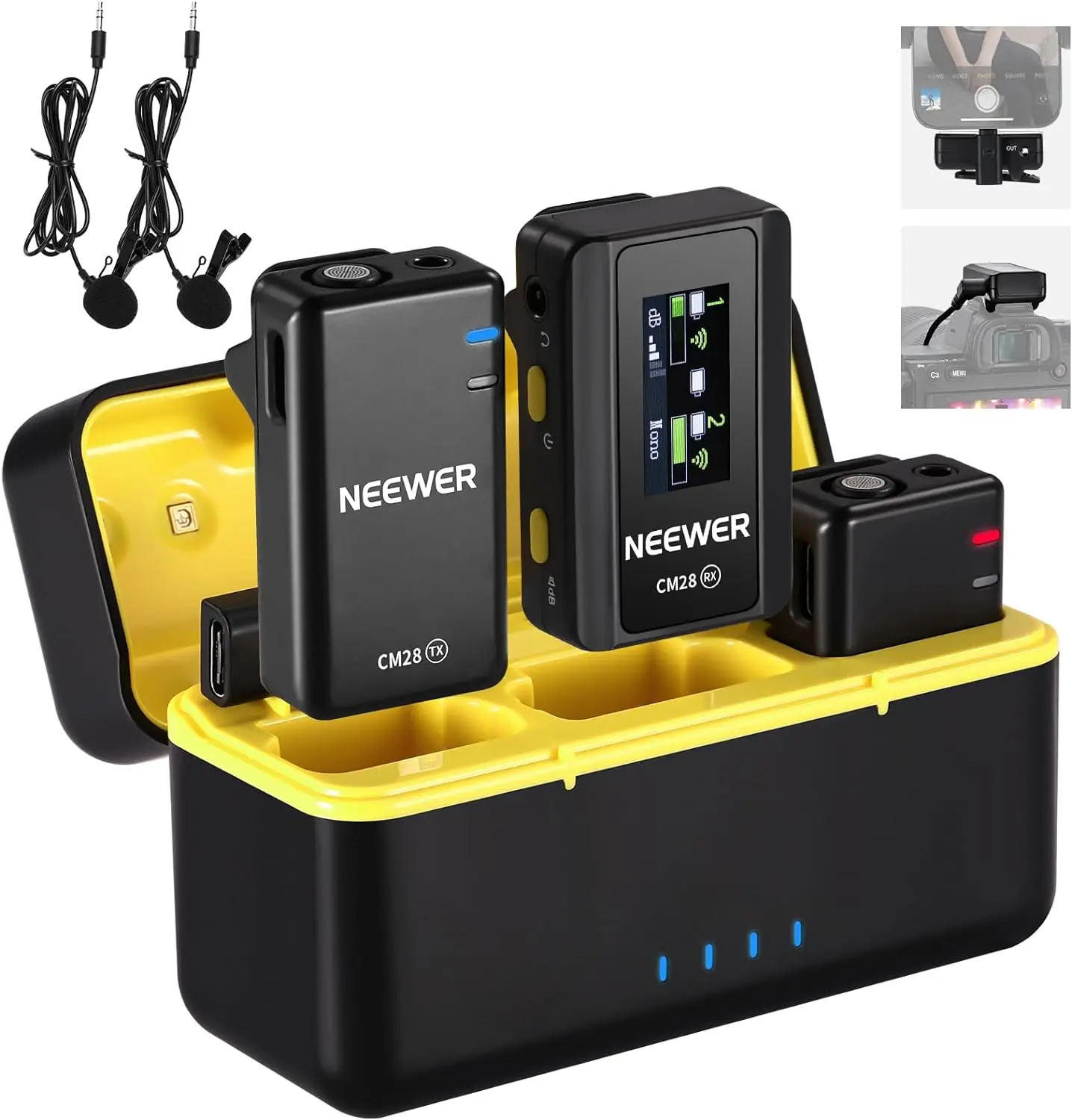 NEEWER CM28 ウイヤレスラベラミクロフォンの実際の使い方と評価