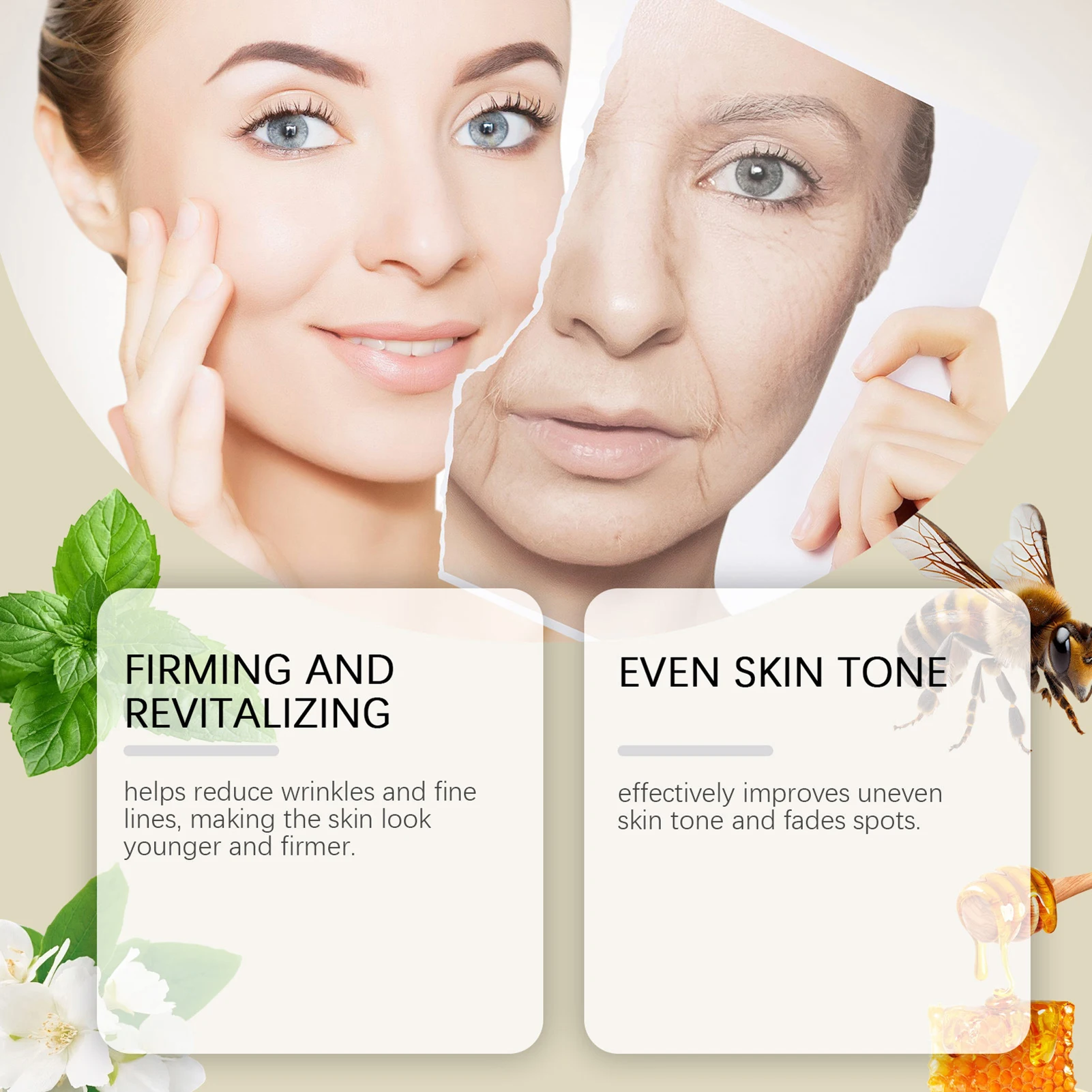 Multi-Effect Skin Repair Cream Improve Skin Pigmentation Cream for Dry Mixed And Sensitive Skin