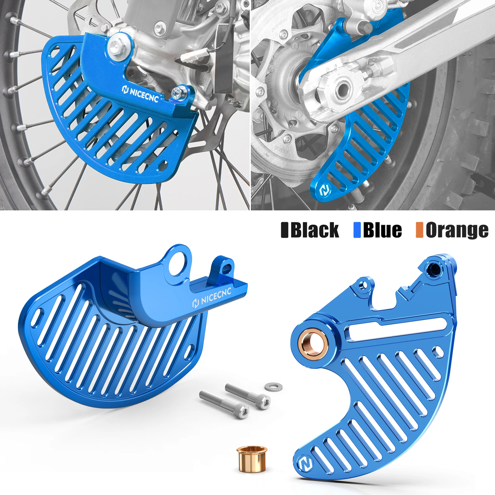 

For Husqvarna TE 300 TE 250 TE 300i 250i FE 450 FE 501 TX 300 FC 250 TC FC TX FX TE FE Motorcycle Front Rear Brake Disc Guard