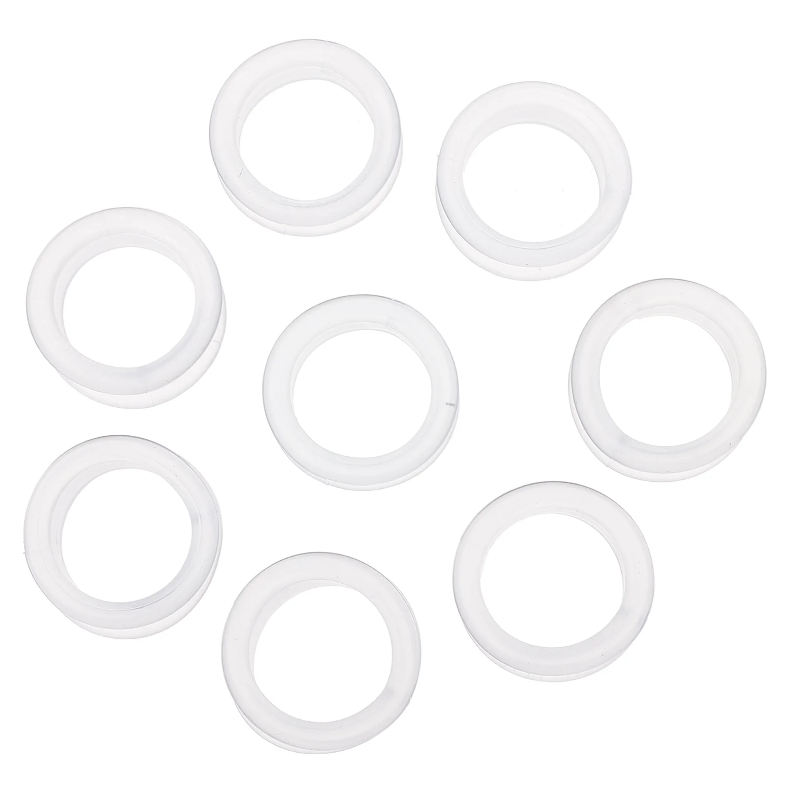

8pcs Pet Grooming Scissors Rings Silicone Finger Covers Hairdressing Salon Comfortable Durable Dog Cat Nail Cutting Tools