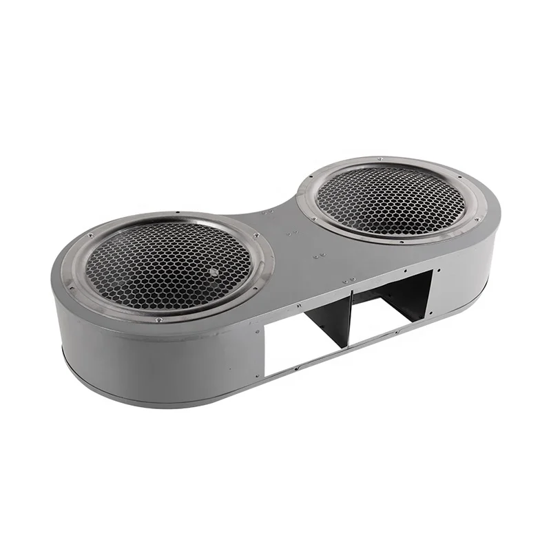 Plastic Double Blower Motor Housing Parts For  Kitchen Chimney Custom Standard Electric Kitchen Exhaust Fan