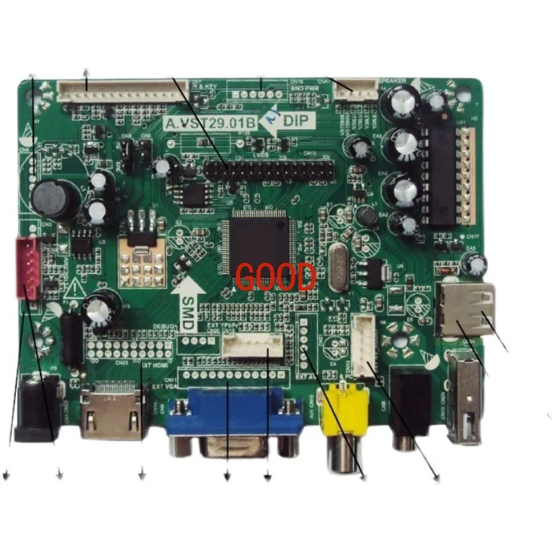 الأصلي Lehua A. VST29.01B لوحة للقيادة AV مجلس ، آلة الإعلان اللوحة الرئيسية مراقب AVX9-CZ V2.1