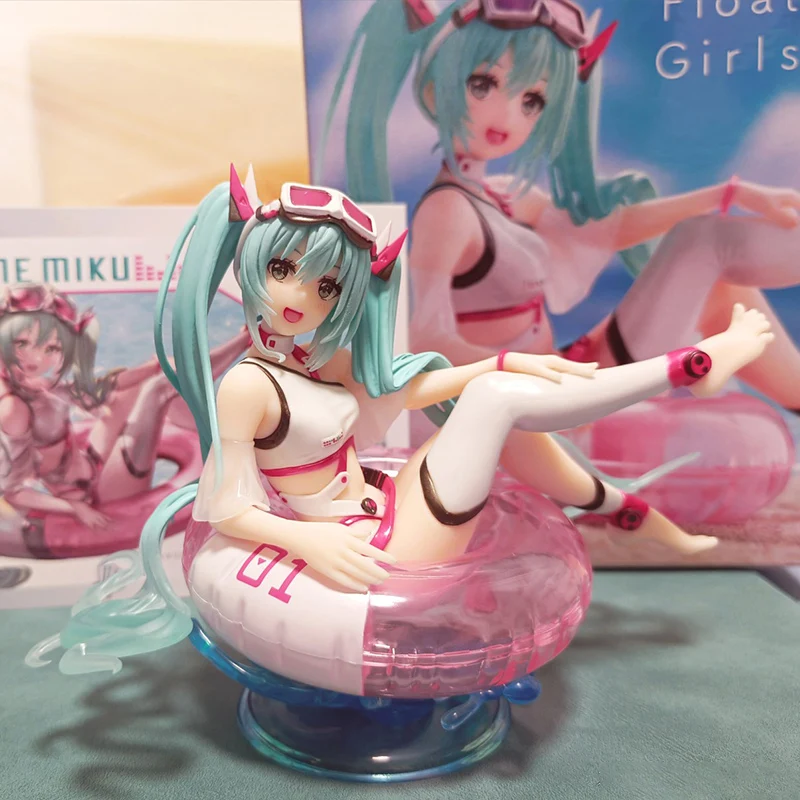 

TAiTO Aqua Float Girls Hatsune Miku 15CM PVC Anime Figurine Collection Model Toy