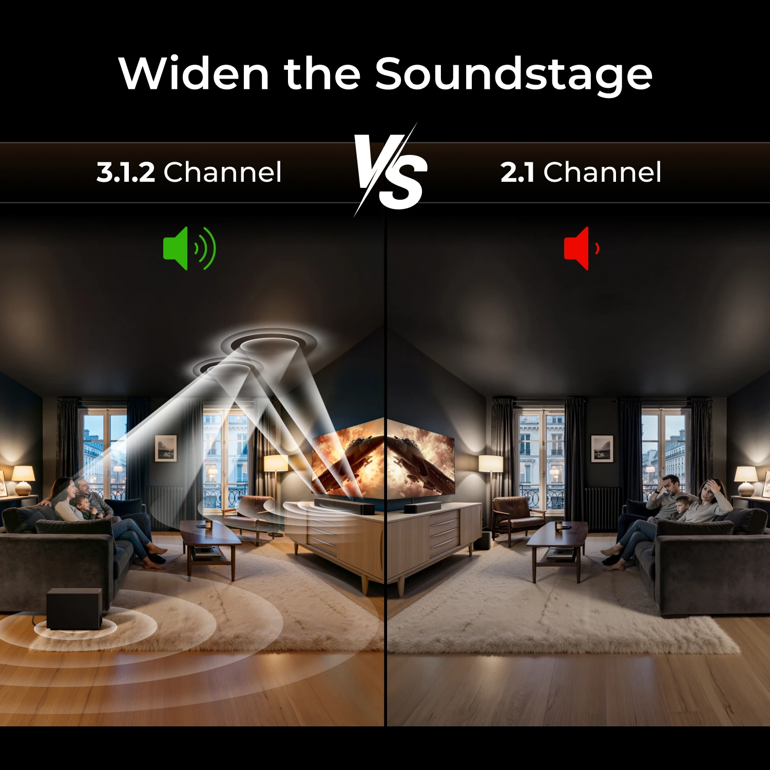 مكبر صوت ULTIMEA Poseidon M70 - مراجعة Home Cinema Atmos وسعره