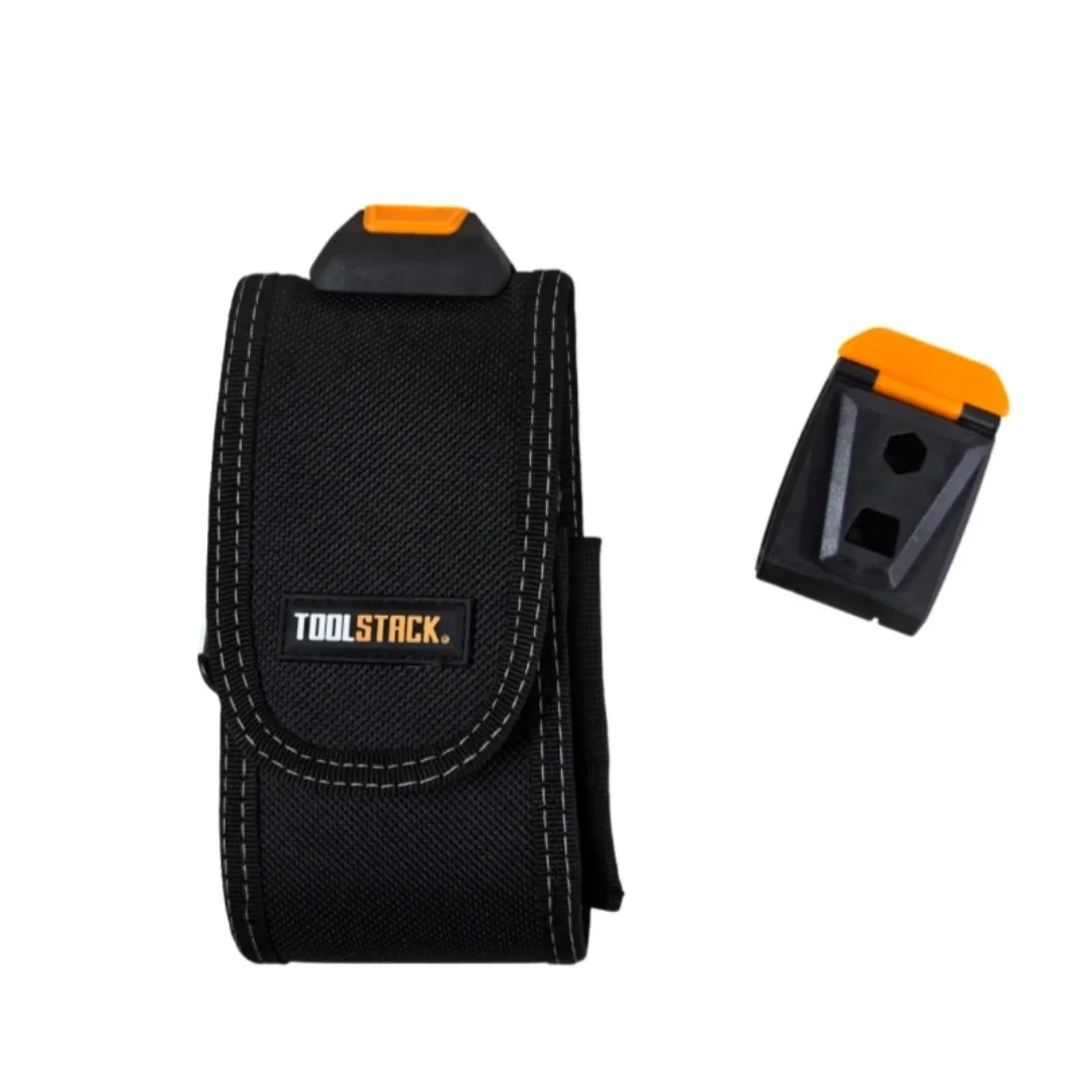 TOOLHUWI Smartphone Pouch Double-layer High Quality Durable Oxford Electrician Work Bag Waist Pack with Mobile Phone Holder