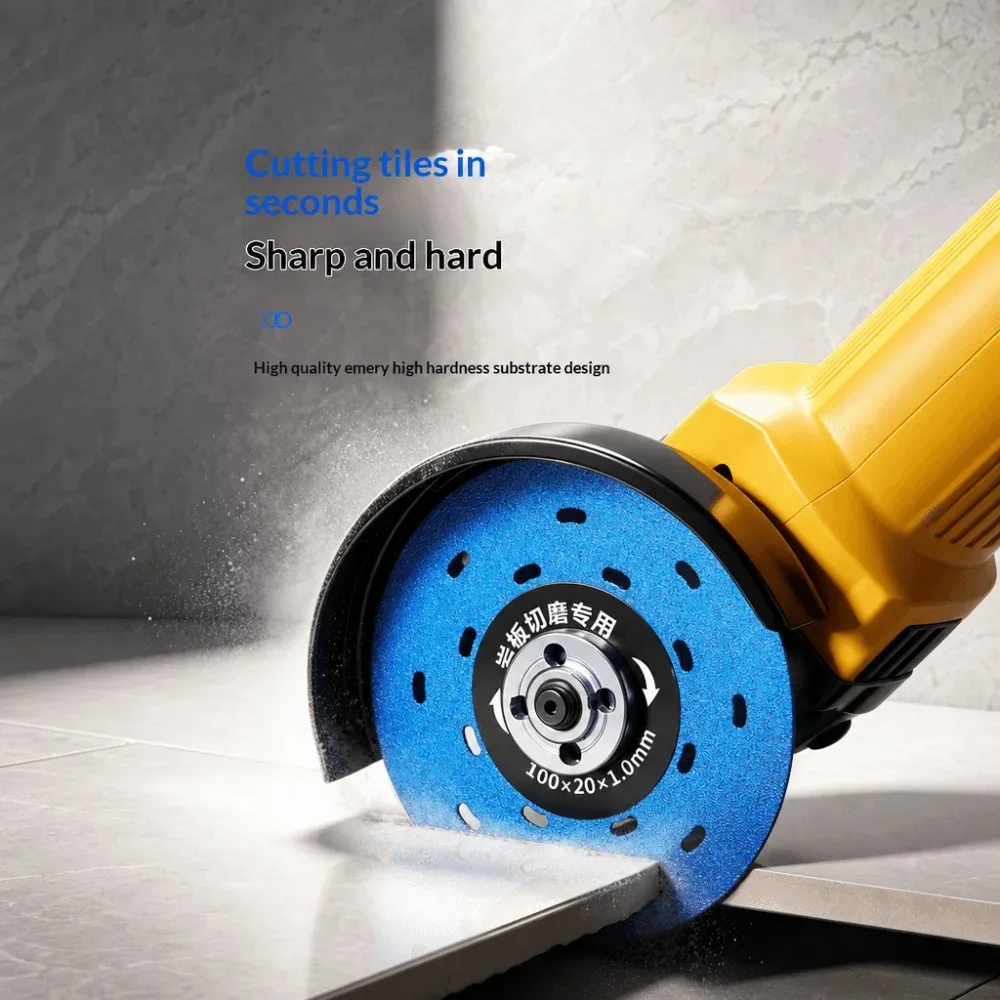 100M Diamond Cutting Disc Ultra Thin No Chipping Dry Saw Blade Grit for Porcelain Ceramic Tile Marble Glass Angle Grinder view 2