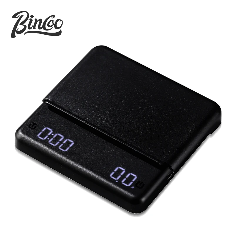 

Bincoo Mini Electronic Coffee Scale Coffee Bean Scale with Three Modes 0.1g/2KG Precise Weight Type-C Rechargeable Barista Tools