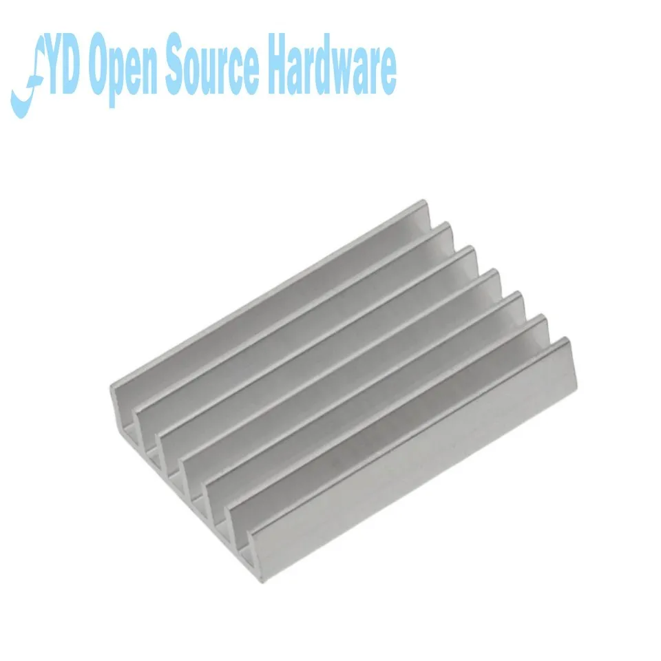 10PCS Heatsink Radiator Cooler Radiator 30x20x6MM High Quality Silver Slot Heat Sink 