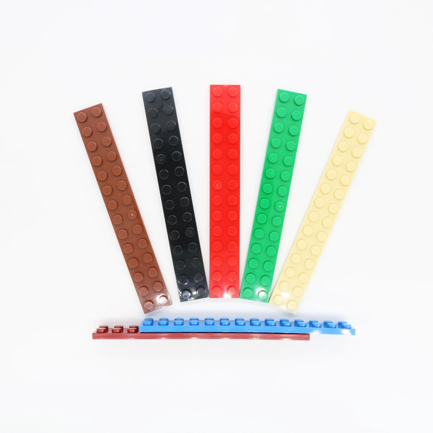 MOC Basic Part 91988 Building Block Thin Plate 2x14 Classic Assembles Particle Kit 50g/12PCS Educational Brick Toy