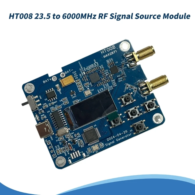 Módulo fuente señal ADWE 23,5-6000MHz Medición placa generadora señal RF