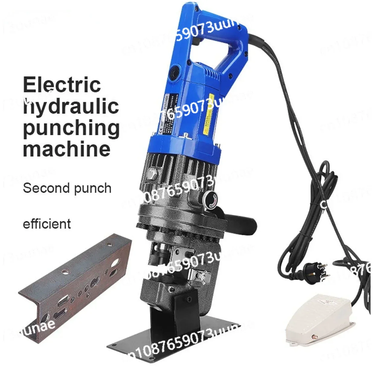 220V/110V 900W/1200W Electric Hydraulic Hole Puncher 6mm Knockout Punch Tool Angle Iron Channel Puncher Aluminum Iron Plate