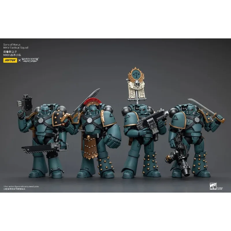 

В наличии JOYTOY Warhammer 30K 1/18 Фигурки The Horus Heresy Sons Of Horus MKVI Tactical Squad, аниме-модели, игрушки, подарки