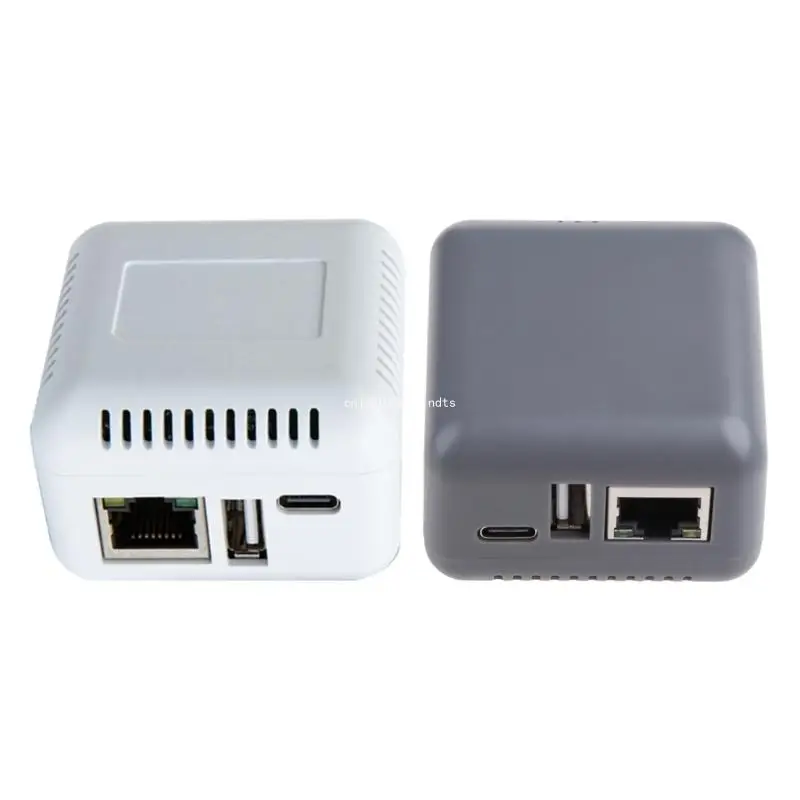 NP330 Net-work USB 2.0 Print Server USB2.0 Mini Printer Server 100Mbps RJ45 Connection for Androids Phones Computer