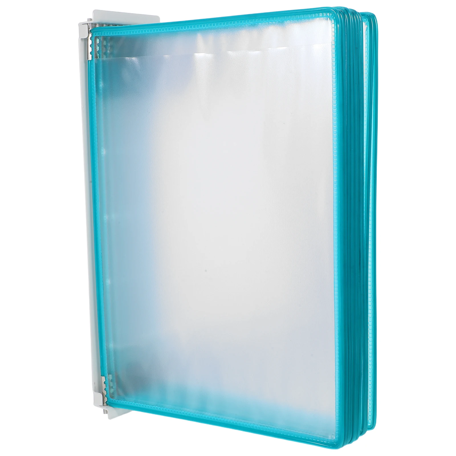 

Wall Mounted Stand A4 Flip File Holder Document Organizer 10 Pages PVC Mail Rack Office Wall Hanging File Folders Folder System