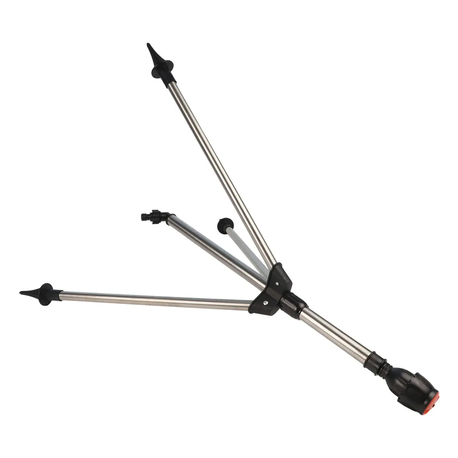 

360 Degree Sprinkler System Microsprinkler Height Adjustable Tripod Irrigator Soil Moisture Increase Lawn Irrigation