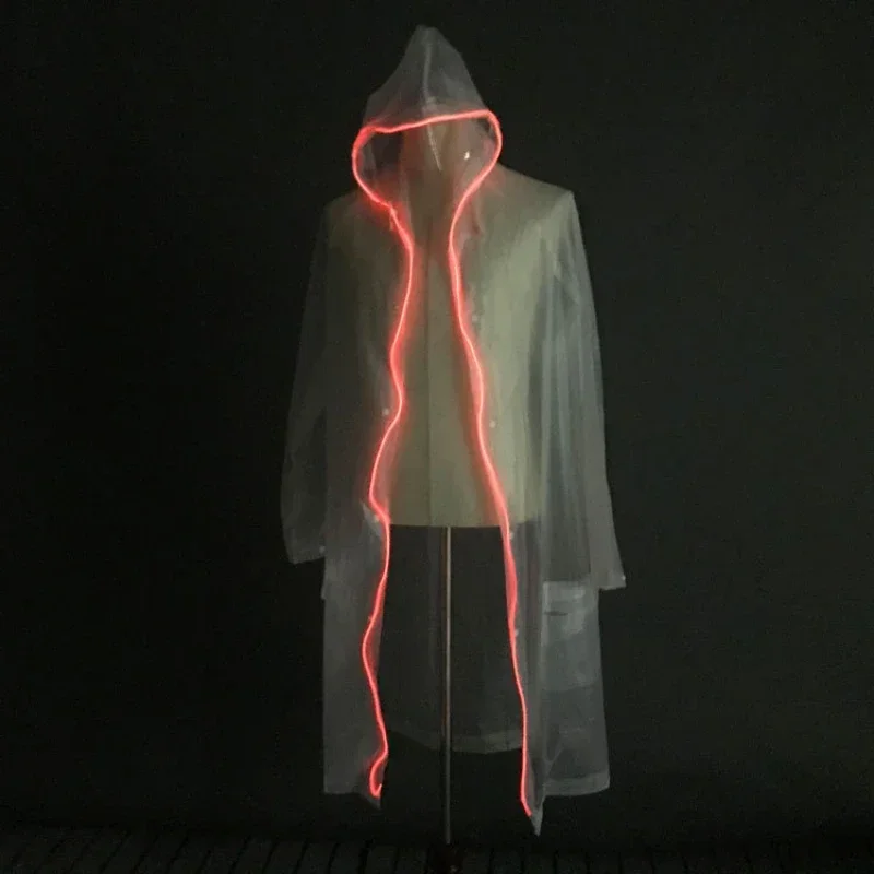 LED Light Up Jacket Adult Party Rave Outfit Night Hiking Fishing Clothes Women Men Christmas DJ Singer Costume 2024 Cosplay