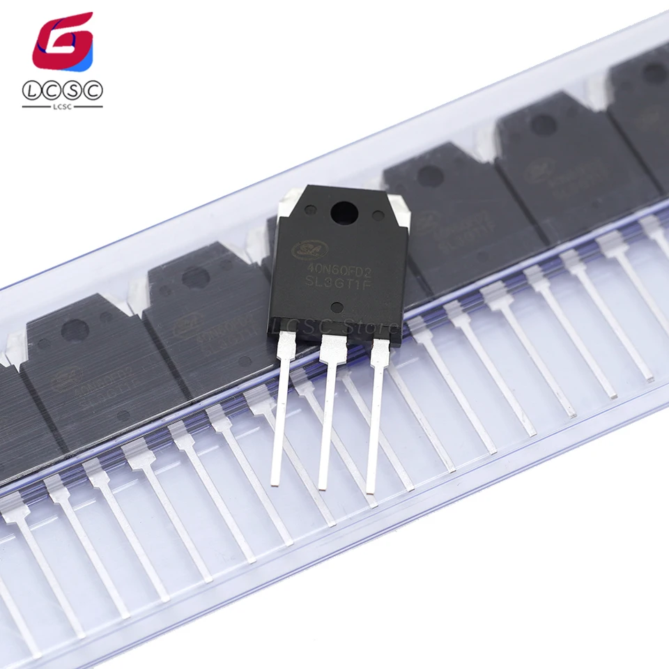 IGBT-Transistor TO-3P 40N60FD2 – 40A, 600V – 5 Stück – Ultraschnelles Schalten, Hohe Effizienz Für Leistungselektronik