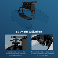Mini Racing Wheel for PS5 Game Controller 3D Printing Racing Games Steering Wheel Replacement Auxiliary Replacement Accessories