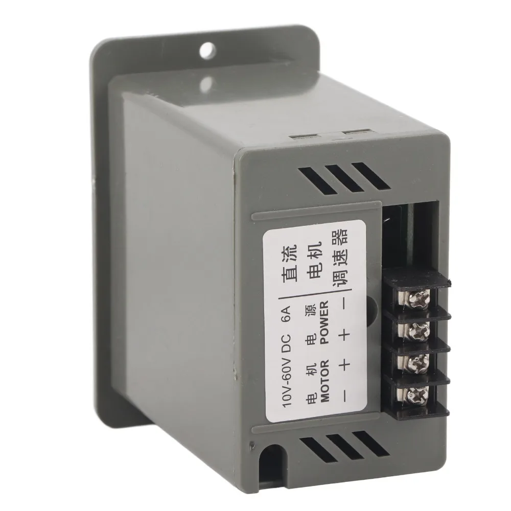 12V/24V/36V/48V 6A DC Motor Speed Controller CW/CCW 98x91mm Panel Type Motor Governor with Control Switch CCM2US