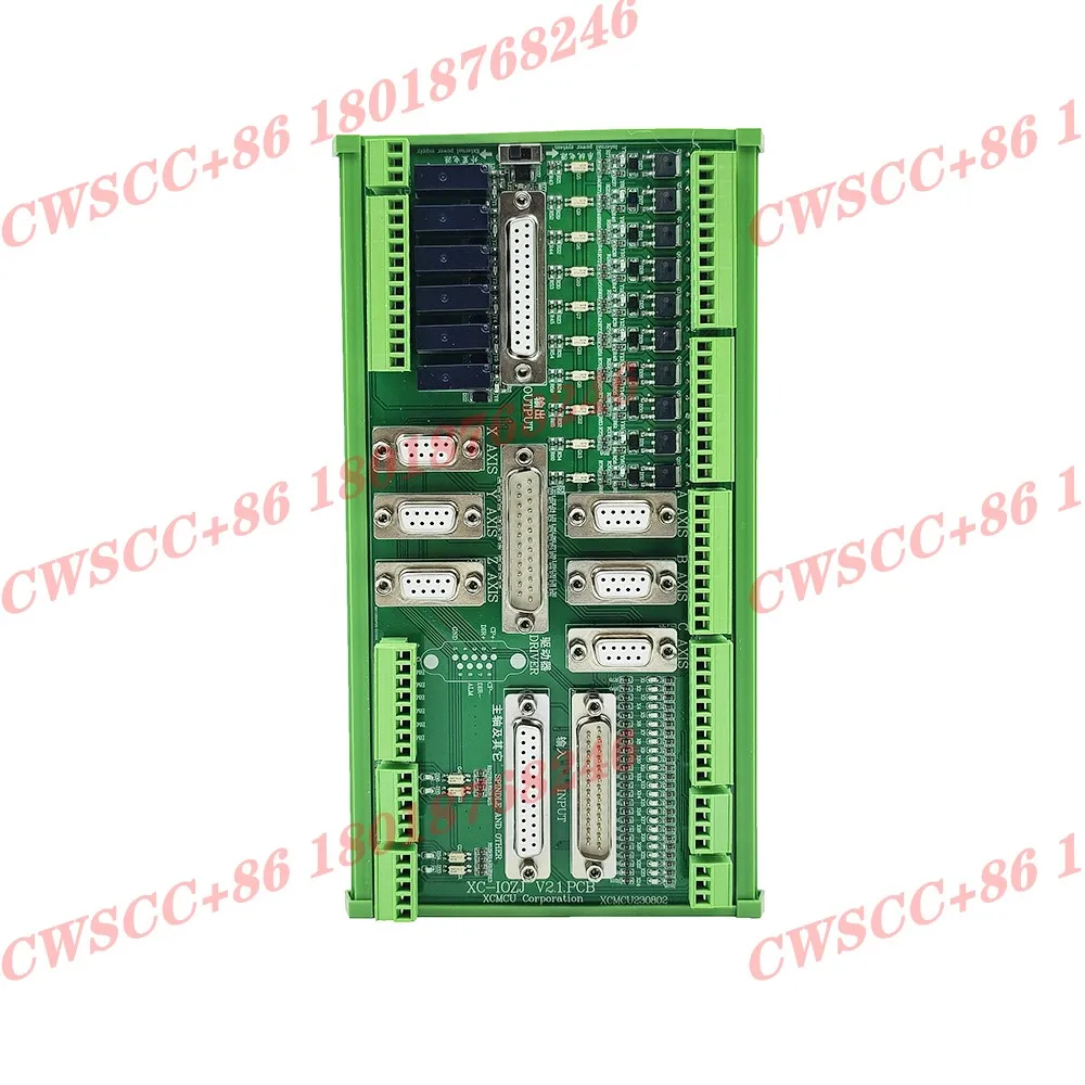 Integrated Adapter Board Io Board With 4pcs Db25 Parallel Port Cable For Xc609m Xc709m Xc809m Xc609d Xc709d Xc809d Xc609t Xc809t