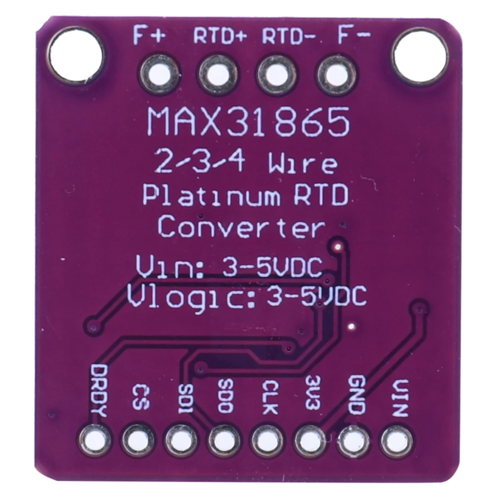 MAX31865 PT100/PT1000 RTD płyta konwertera cyfrowego 3.3/5 V moduł czujnika temperatury czujnik moduł wzmacniacza konwertera czujnika