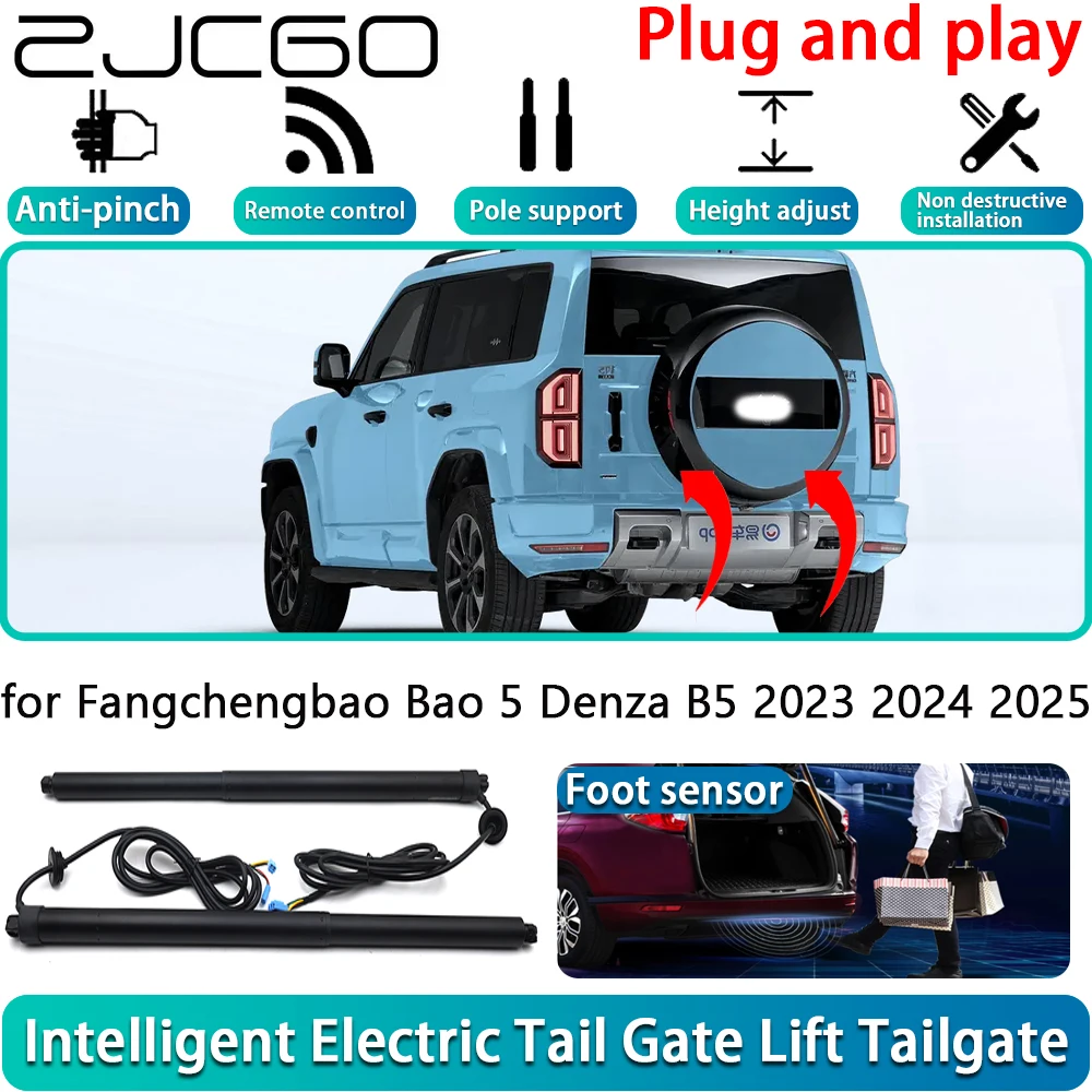 

ZJCGO for Fangchengbao Bao 5 Denza B5 2023 2024 2025 Car OEM Electric Powered Tailgate Power Liftgate Automatic Tailgate System