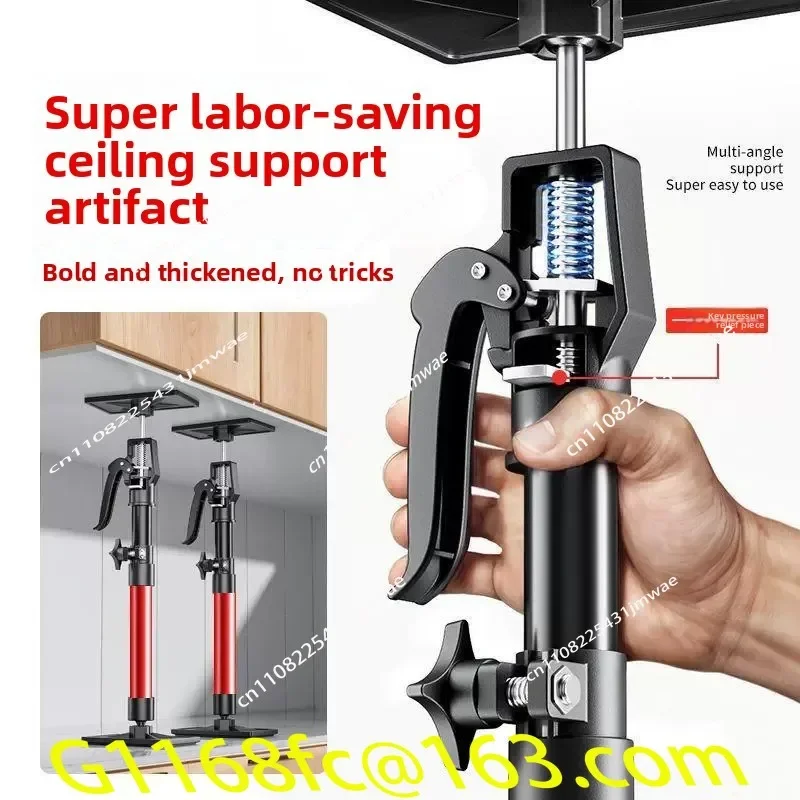 Super High115-290cm Woodworking Telescopic Support Rod Wooden Ceiling Door Frame Raise Lifter Labor-Saving Arm Jack part