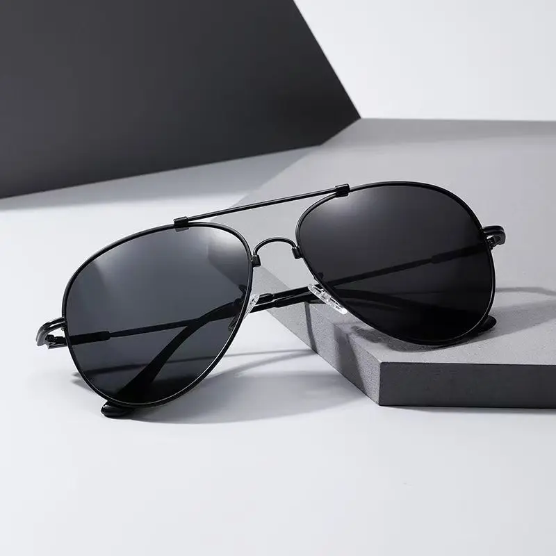New Sun Glasses Man Woman Eyewear UV400 Pilot Sunnies Fashion Versatile Convex Mirror Polarized Trend Outdoor Unisex Shades