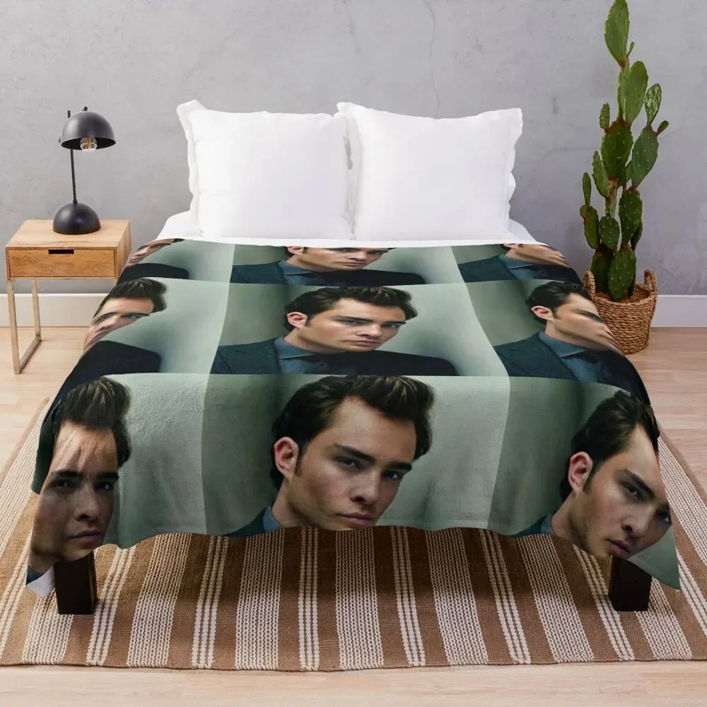 

Ed Westwick Throw Blanket Decorative Beds Kid'S Blankets