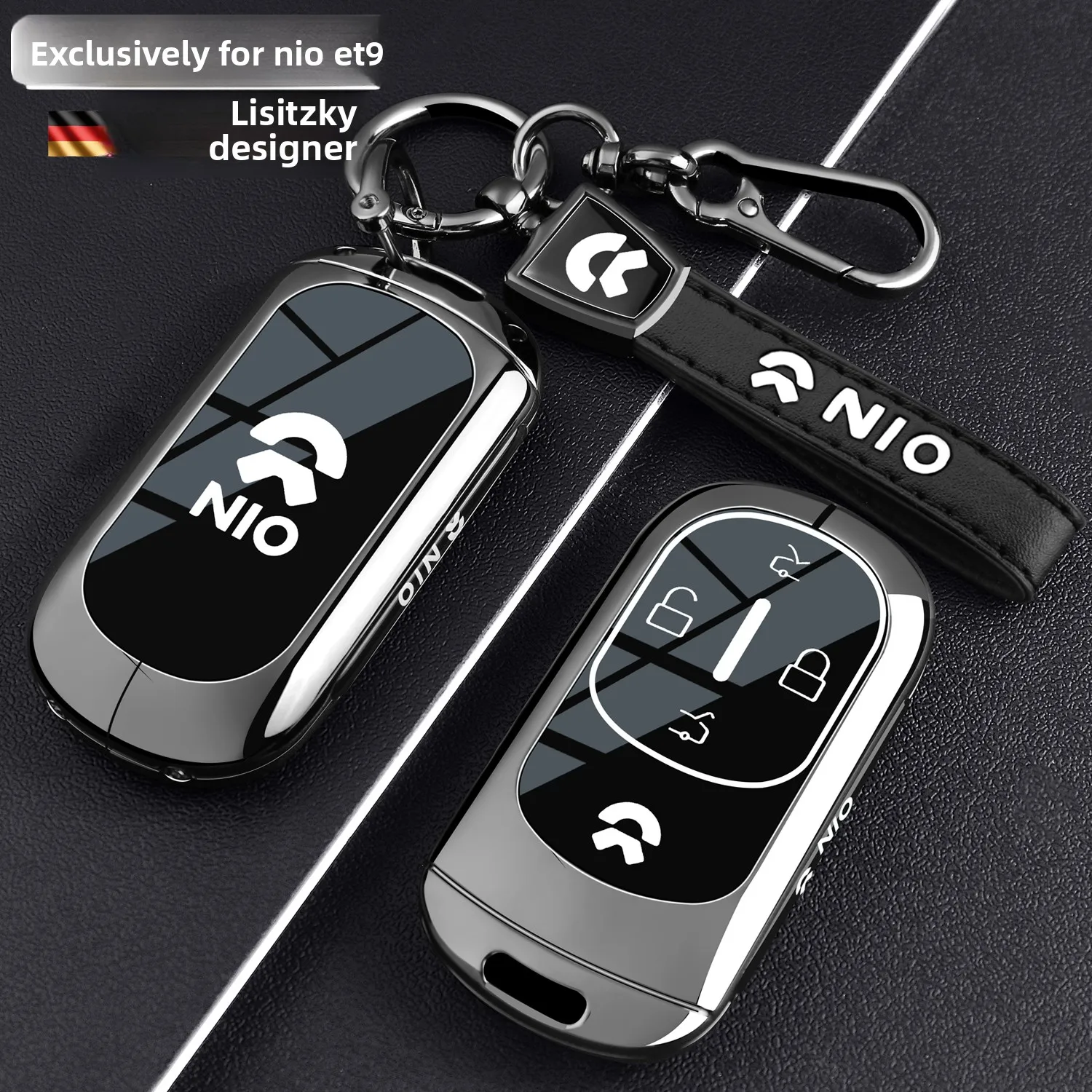 NIO ET9 Key Set 2025 New Future ET9 Special High end Automotive Supplies Full Package Protective Metal Shell Buckle