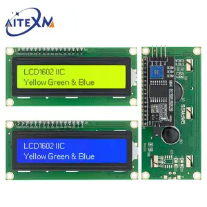 LCD1602 I2C 디스플레이 모듈 블루 그린 스크린 5V PCF8574 IIC 어댑터 LLATE ARDUINO 8 최고의 판매 LCD 디스플레이 Arduino -№2