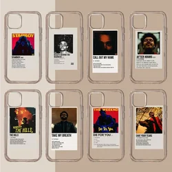 The Weeknd Minimalist Poster Phone Case Transparent soft For iphone 11 13 12 14 15 pro max mini plus