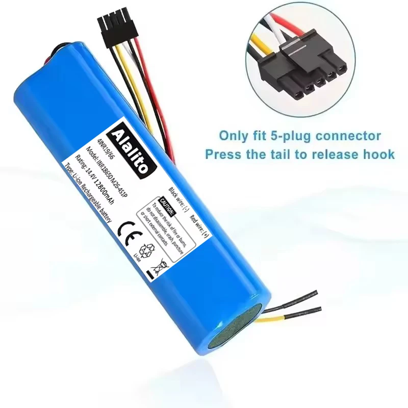 CECOTEC CONGA 3090 3091 3092 1690 1890 2090 جهاز آلي لتنظيف الأتربة بطارية حزمة استبدال الملحقات 14.4 فولت 12800 مللي أمبير