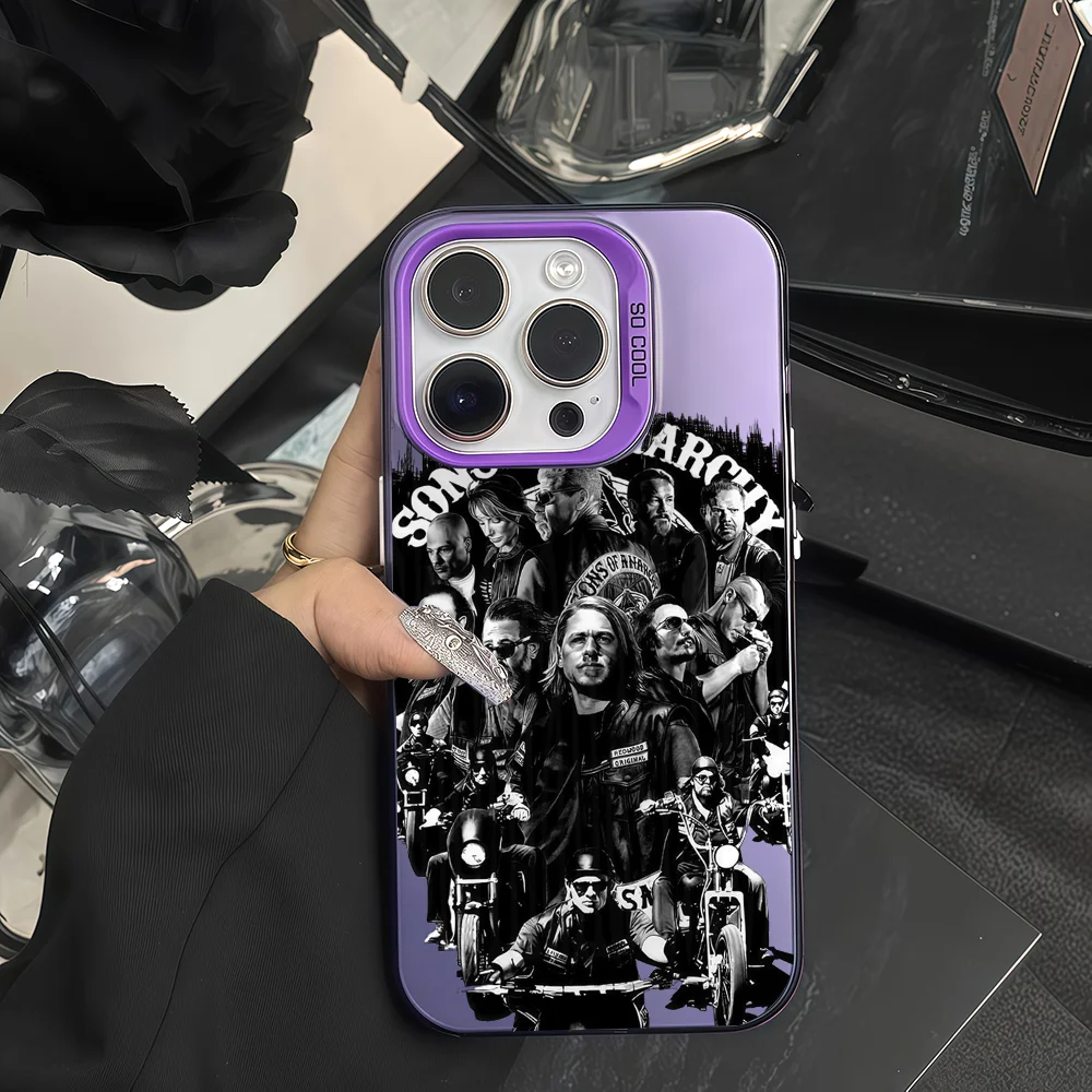Sons Of A-anarchy TV Phone Case For Samsung S25 S24 S23 A07 A17 A06 Ultra FE Plus Protective IMD Color Cover