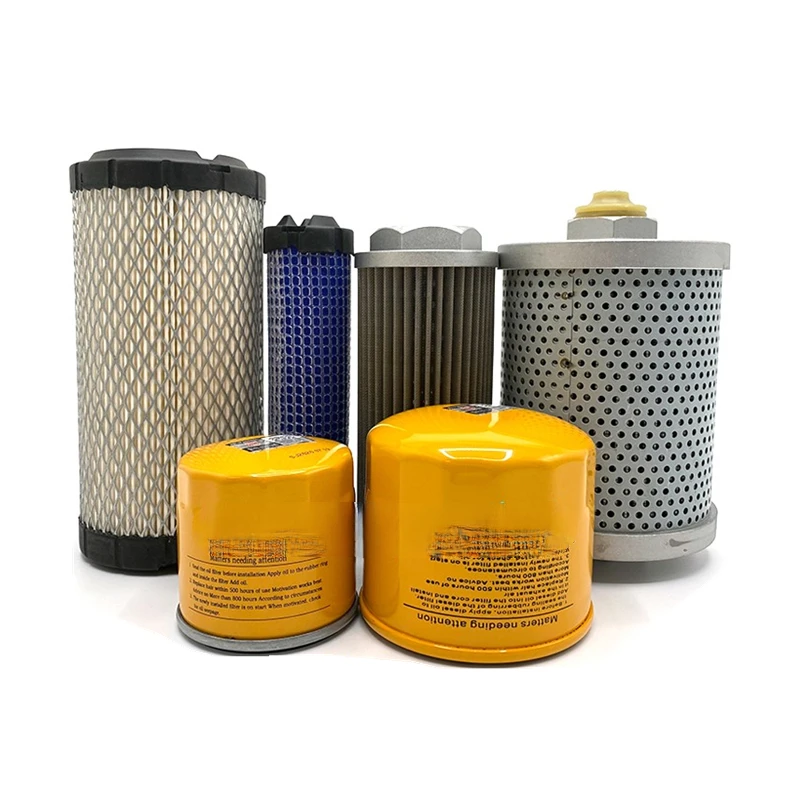 For Hydraulic Oil Filter Filter Filter Screen Excavator Accessories For Sany Sy16c Micro-Digger Oil Diesel Oil Lattice Air Filt